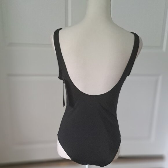 Meyeeka One Piece Tummy Control V neck High Cut Swimsuit XL NWT - Picture 6 of 8